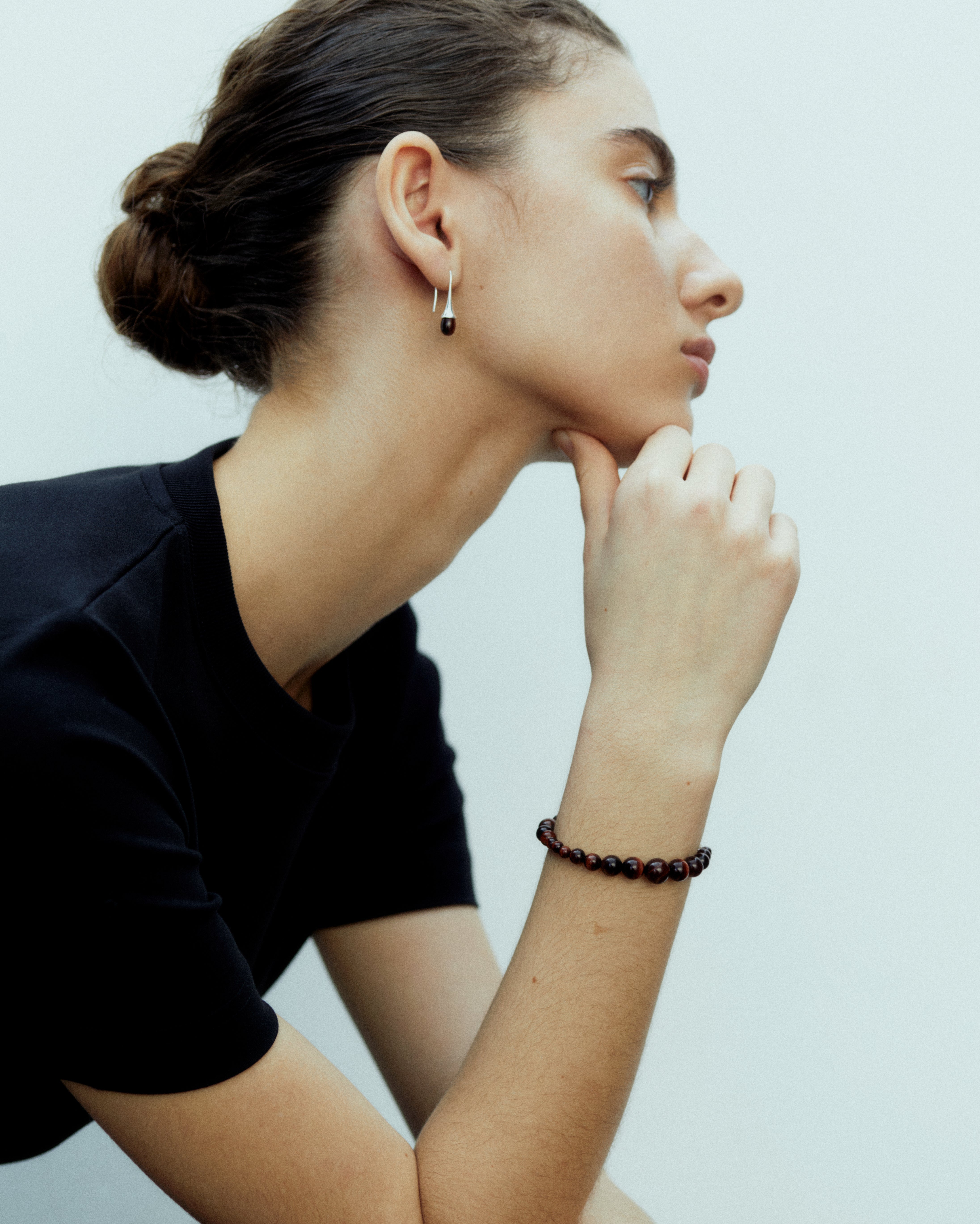 Emberly Stone armbånd - sølv